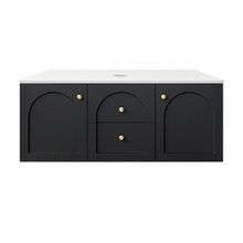 Stevie 1200mm Wall Hung Single Vanity with Stone Countertop